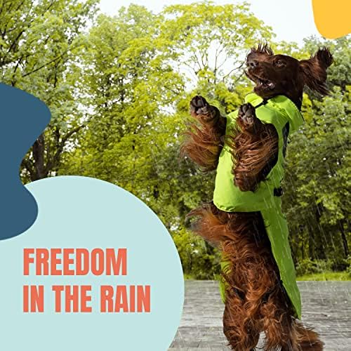 DOGOPAL Dog Raincoat - Отразяваща Дъждобран за кучета, Водоустойчив за малки, Средни и Големи Кучета - Дождевики за кучета с отвор