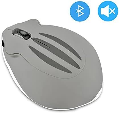 Безжична мишка с Bluetooth 5.1, без приемник вътре, под формата На хубаво животно Хамстер, размер M, Безшумен щракване, Съвместима с планшетами Android / MacBook / Chrome / Microsoft Surface / Wi