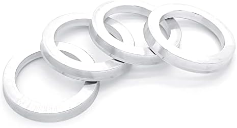 Централните пръстени на главината BRONEVO 54.1 - 73.1 ID = 54.1 мм OD = 73.1 мм, Централните Пръстени джанти от алуминиева сплав Комплект от 4 пръстените на главината