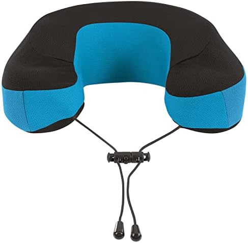 Xtra-Удобната възглавница за пътуване по шията - Възглавници от пяна с памет ефект за самолета - Удобни и дишащи мек калъф, може