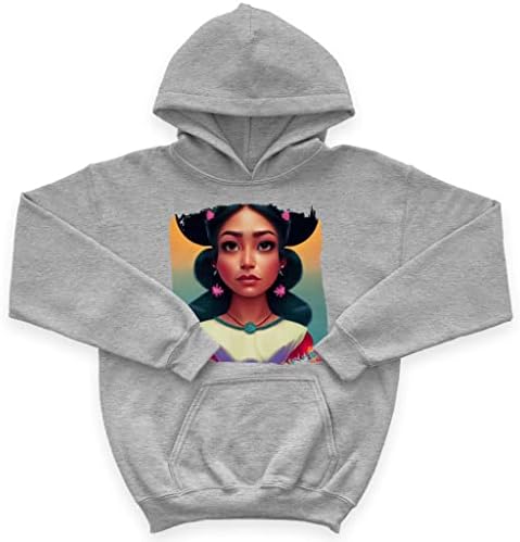 Детска hoody от порести руно Mexican Maiden - Детска hoody с принтом - Мультяшная hoody за деца