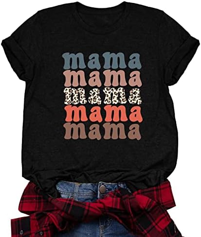 Риза за Майките, за Жените, Риза за Майка за Момчето, Ежедневни Риза за Майки с Писмото Принтом, Риза за мама, Нов Подарък За Мама