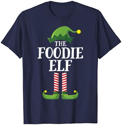 Тениска за Коледно парти с Елф-Гурманом, Подходяща За Семейна Група