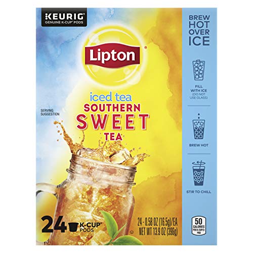 Lipton Чай с лед В капсули K-Cup, Южен Сладък Черен чай, 24 Капсули