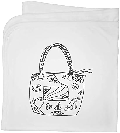 Памучни Бебешки одеяла /Шал Azeeda Декорированная плажна чанта (BY00027562)