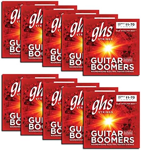 Струни GHS GBZWLO - 10 бр. в опаковка - Китара поколението, Никелированные Струни за електрическа китара, С НИСКА НАСТРОЙКА, Тежки,