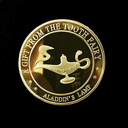 1БР Възпоменателна Монета Златна Монета Карикатура Феята на зъбките Детска цифрово шифрирана Валута 2021 Ограничена Серия са подбрани Монета с Защитен Калъф