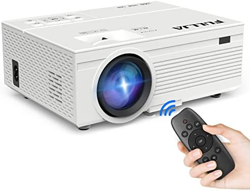 Мини Преносим Проектор 1080P видео проектор за домашно кино - филм проектор led с резолюция Full HD 8500 Лумена, съвместима с смартфони