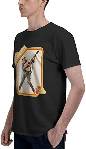 Мъжки Тениски от Мек памук с къс ръкав и кръгло деколте, Забавни Тениски С Графичен Модел, Топ-Черен