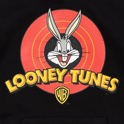Модерен Пуловер С качулка Отвътре Looney Tunes Buggs Бъни