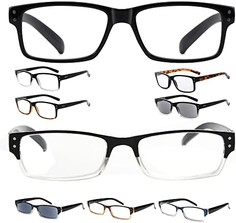 Eyekepper Спестете 10% на 5 опаковки класически очила за четене за мъже и 4 опаковки двухцветных ридеров +1,00