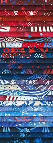 Artisan Batiks Liberty Търкалят 40 2,5-инчови ленти jelly roll Robert Kaufman Fabrics BG-1161-40