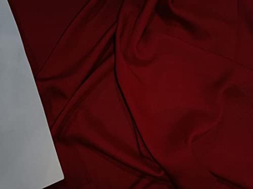 Еластичната тъкан кръв червено на цвят от Тенсел Ликра [97% Тенсил 3% ликра] ширина 58 см