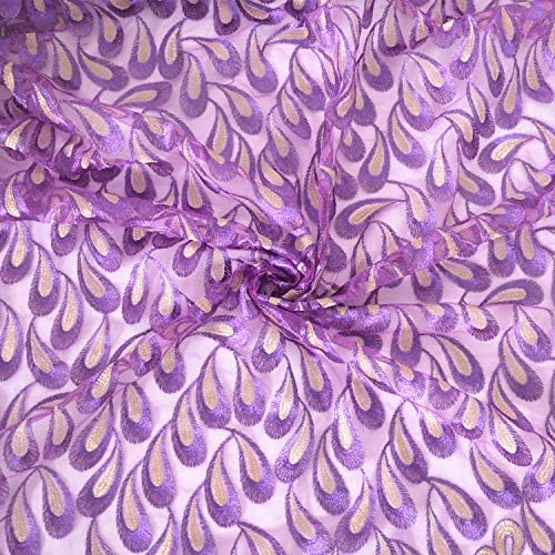 Африкански дантелени тъкани Aisunne, 5 ярда, нигерийская френска лейси плат с модерен бродерия във формата на цвете за сватбени