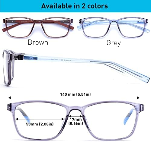 Блокиране на Синя светлина очила CSD - Силни, които напрежение на очите за защита от uv - Унисекс