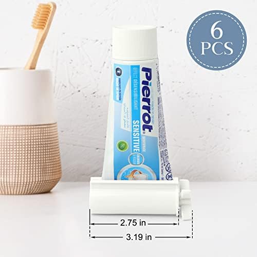 Сокоизстисквачка за паста за зъби LoveInUsa (6 опаковки) и четка за почистване на соломинок (10 опаковки)