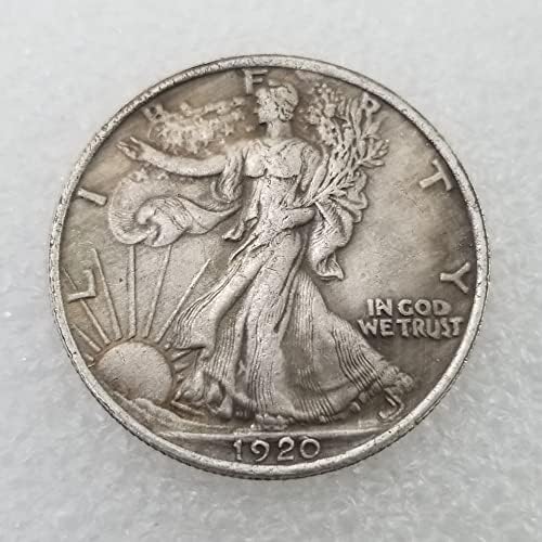 Старинни Занаяти САЩ 1920 Чуждестранна Възпоменателна Монета Сребърен долар #3558