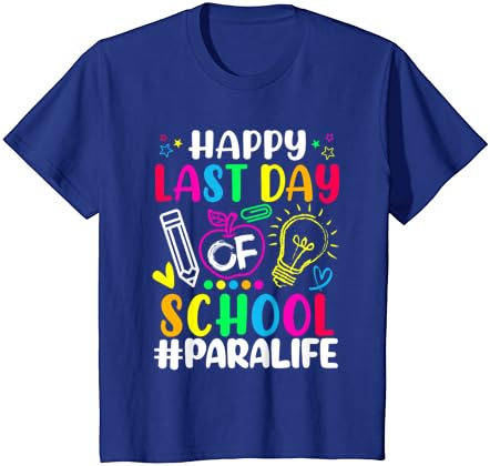 Лятна Тениска Happy Last Day Of School Para Life Teacher Любовник С Последния ден на Обучение