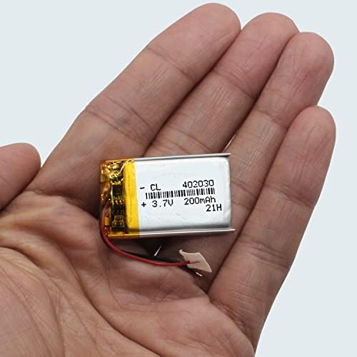 Литиево-полимерна акумулаторна батерия от 3.7 На 200 ма Стабилна с PCM 042030 в опаковка от 2 броя (JIATONG)