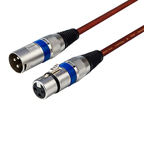 Yuyaokk 2 елемента 10-Крак Микрофон, кабел, Двойка Микрофонных кабели /XLR-XLR Кабел, 10-Крак XLR-штекерный XLR кабел 3-ПИНОВ Висококачествен Балансиран Свързващ кабел-змия