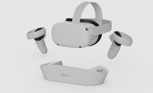 Зарядно устройство ще захранване на зарядно устройство за Oculus Quest 2 зарядно устройство за виртуална слушалки и контролери