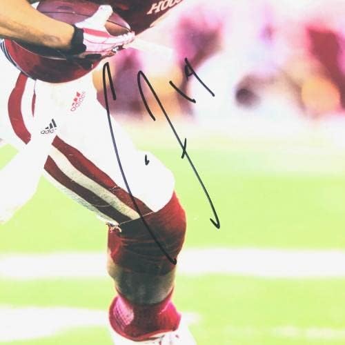 КОУДИ ЛАТИМЪР е подписал снимка 11x14 С автограф на PSA / DNA Indiana Hoosiers - Снимки NFL с автограф