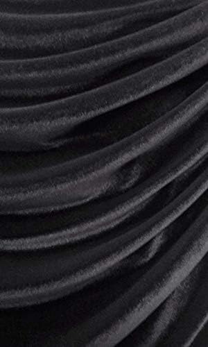 LA Fabric Spot Inc. Еластичната кадифе плат с ширина 58/60 инча (5 ярда, нежно-розов цвят)