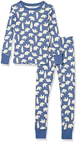 Комплекти Памучна пижама Essentials Унисекс за бебета, малки деца и деца с гъста засаждане