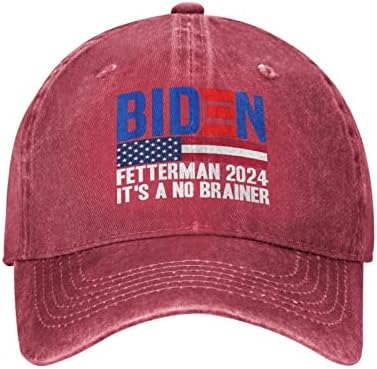 Шапка Шапка Байдън Феттермана 2024 Това е Проста шапка за жени бейзболни Шапки, Графични шапки