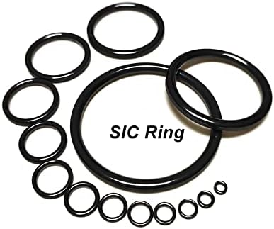 Комплект за ремонт на жлеба на скалата за въдица Kalavarma с SIC-пръстени от 26 части - Висококачествени керамични пръстени 13 размери за монтиране на централния пръстен