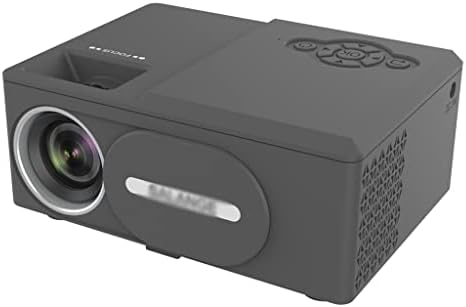 Преносим мини проектор QFWCJ PTY60 с поддръжка на 1080P LED, мултимедиен мобилен плеър за домашно кино, видео проектор за домашно