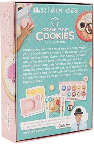 COVER YOUR COOKIES - игра на Карти за събиране на комплекти от Grandpa Beck's Games и Crumbl Cookies | от създателите Cover Your