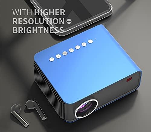 ZGJHFF T4 Мини проектор 3600 Лумена С Поддръжка на Full 1080P led Проектор с голям екран, Преносим за Домашно кино Smart Video в