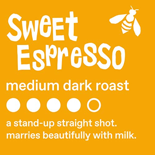 Органично кафе Етичен Bean Fairtrade, Сладки Еспресо средно тъмна печене, Кафе еспресо,, от цели зърна (пакет 12 грама), Сладки