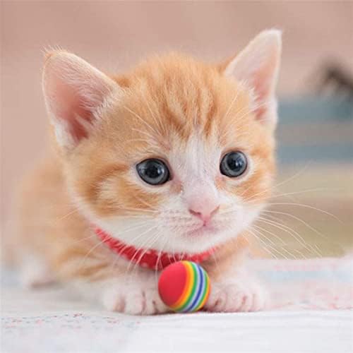 JINYAWEI Цветни EVA Играчка топка за Котки, Интерактивна играчка-Стъргалка за Котки, Топка за домашни Любимци, Играчки за котки,