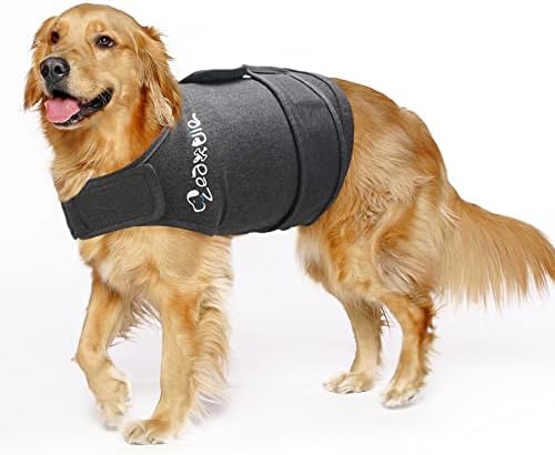 Zeaxuie/ Детска жилетка за безпокойство кучета, Дишаща яке за кучета, Наметало за Дъжд, пътуване, Фойерверки, посещения на лекар