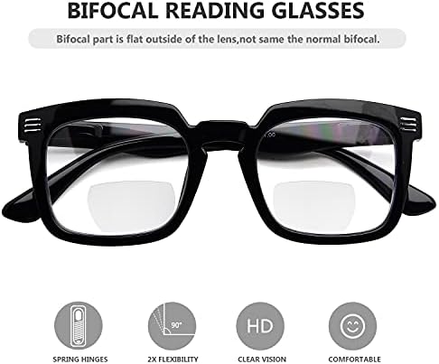 Дизайнерски Бифокални очила за четене Eyekepper 4 в опаковка за Жени - Бифокални Ридеры
