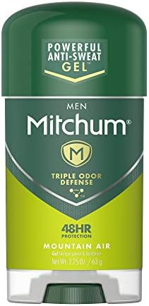 Mitchum Прозрачен Гел против изпотяване и Дезодорант за мъже, Планински Въздух - 3,4 грама