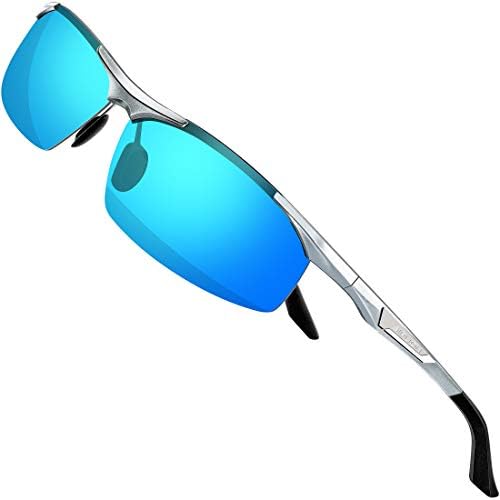 Мъжки Слънчеви Очила SIPLION, Поляризирани Спортни Очила за голф, за риболов, шофиране, Слънчеви Очила Метална Рамка