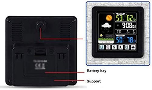 WDBBY Стаен термометър - Безжичен Начало Измерване на температурата и влажността в затворени помещения и на улицата със сензорен
