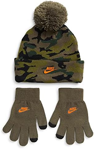 Комплект шапка и Ръкавици Nike Big Boys Futura с Камуфляжным принтом от 2 теми