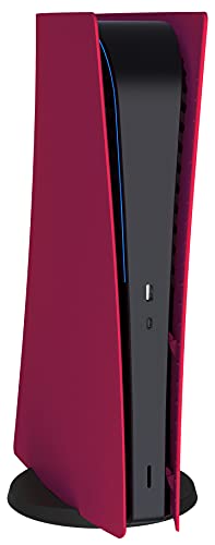 Предната лента Q-View Cosmic Red за PlayStation 5 Дигиталното издание - Качествена Подмяна на корпуса Cosmic Red - Аксесоари премиум-клас за PS5 лента, Хастар Cosmic Red