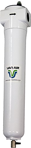 Ван Air Systems F200-0500-2- Филтър за сгъстен въздух серия B-MD-PD6 F200, Премахва масло, вода и твърди частици, Индикатор за диференциално