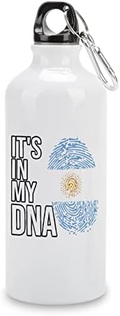 It ' s in My DNA Флаг на Аржентина Алуминиева Бутилка За Вода Запечатани Лесно с Винт на Капака за по-Спортно под Наем, Фитнес Зала на Открито 13 грама/20 грама