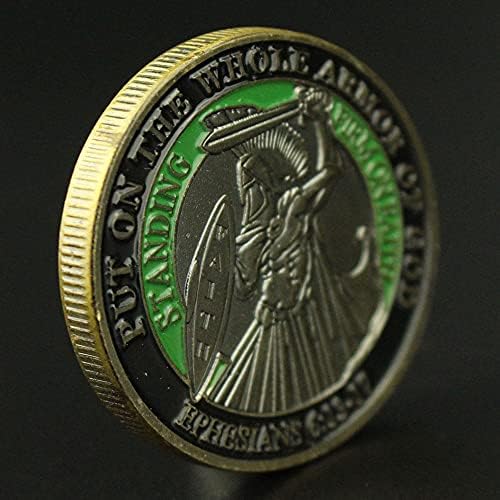 Поставите в пълна броня на Божието Възпоменателна Монета Твърдо стои на Вярата Ефесяните Коллекционный Подарък, Монета-разговор