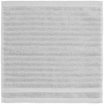 Набор от текстурирани хавлиени кърпи от MARTHA STEWART от памук - 6 бр. | 2 Хавлиени кърпи за баня, 2 Кърпи за ръце, Гъба 2