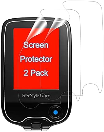 Защитно фолио Generturbo за FreeStyle Libre Reader FreeStyle Libre Pro FreeStyle InsuLinx от Прозрачни фолиа TPU Cover Shield 2 опаковки (само защитно фолио)