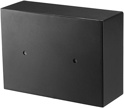 Basics Малък тънък сейф с чекмедже за маса с програмируема електронна клавиатура - 11,8 x x 8,6 4,4 инча
