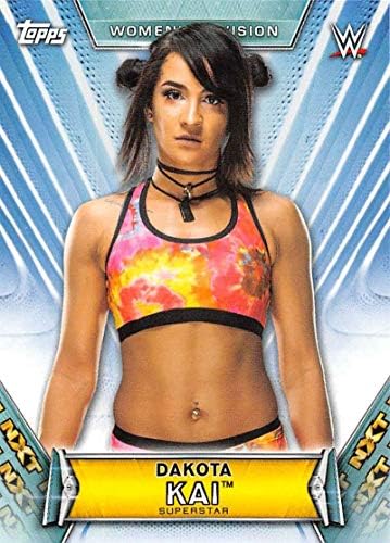 Търговската картичка женската дивизия на WWE №35 2019 Topps Дакота Кай Рестлинг