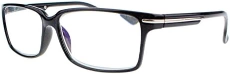 Червени очила Класически модерен стил мъжки рамки за очила за четене reader